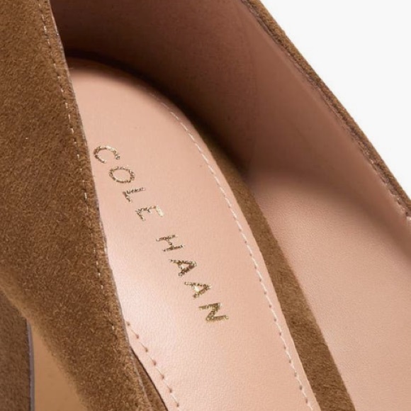 NWT Cole Haan Mylah Heel Pump (Color: spiced brown suede) Size 6 Women - Picture 4 of 14